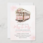 Reizen van Miss naar Mrs Vrijgezellenfeest Kaart (Voorkant)