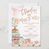  reizen van Miss naar Mrs Vrijgezellenfeest Kaart (Voorkant)