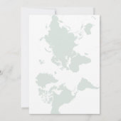 Reizen van Miss naar Mrs Vrijgezellenfeest Kaart (Achterkant)