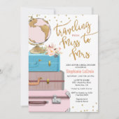 Reizen van Miss naar Mrs Vrijgezellenfeest Kaart (Voorkant)