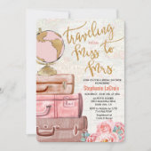 Reizen van Miss naar Mrs Vrijgezellenfeest Kaart (Voorkant)