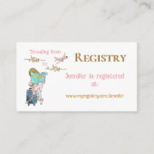 Reizen van Miss naar Mrs Vrijgezellenfeest Registr Informatiekaartje (Voorkant)