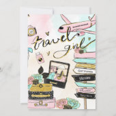 Reizen van Miss naar Mrs Vrijgezellenfeest Reis Kaart (Achterkant)