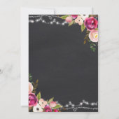 Reizen van Miss naar Mrs Vrijgezellenfeest Uitnodi Kaart (Achterkant)