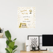 Reizen van Miss naar Mrs. welkomstteken Poster (Thuiskantoor)