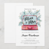 Reizen van missen naar mevrouw Vrijgezellenfeest Kaart (Voorkant / Achterkant)