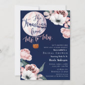 Reizen van Ms. naar mevrouw Bruids Bruiloft Roze B Kaart (Voorkant)