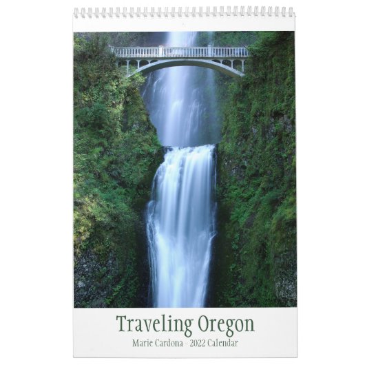 Reizen van Oregon - Marie Cardona Agenda Kalender (Hoes)