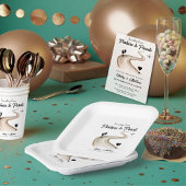 Reizen van partners naar ouders Baby shower Kaart