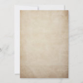 Reizen van partners naar ouders Baby shower Kaart (Achterkant)