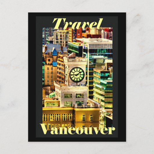 Reizen Vancouver, BC, Canada Briefkaart (Voorkant)