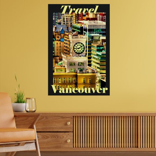 Reizen Vancouver, BC, Canada Poster (Woonkamer 2)