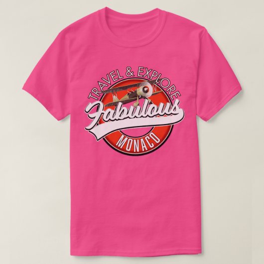 Reizen verkennen fantastisch Monaco T-shirt (Design voorkant)
