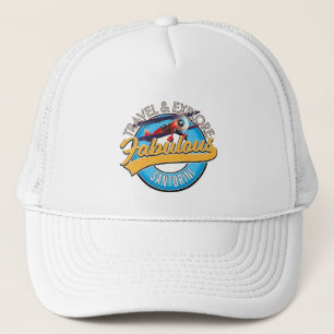 Reizen & Verkennen van het Prachtige Santorini Trucker Pet