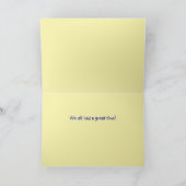 Reizen via Tandem Bicycle Bedankkaart (Binnen)