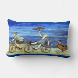 Reizen via Tandem Bicycle Kussen