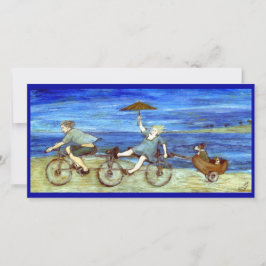 Reizen via Tandem Bicycle Save the Date