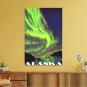 Reizen voor het noordelijk gedeelte van de lampvoe canvas afdruk (Insitu (Woonkamer))