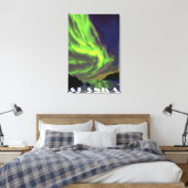 Reizen voor het noordelijk gedeelte van de lampvoe canvas afdruk (Insitu (Slaapkamer))