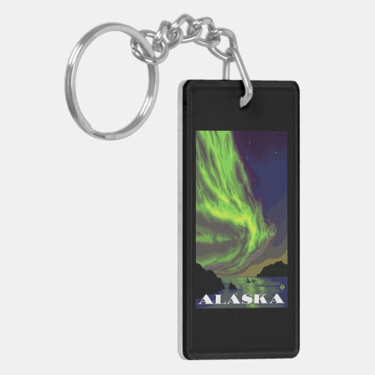 Reizen voor het noordelijk gedeelte van de lampvoe sleutelhanger (Voorkant Links)