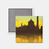  reizen voor India Magneet (Voorkant / Achterkant)
