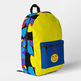Reizen voor kinderen bedrukte rugzak
