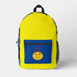 Reizen voor kinderen bedrukte rugzak