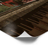 Reizen voorbij de heuvels perfect poster (Hoek)