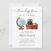 Reizen Vrijgezellenfeest MISS naar MRS. Kaart (Voorkant)