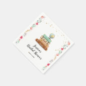 Reizen Vrijgezellenfeest Papier Servet Miss naar M (Hoek)