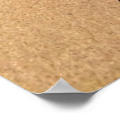 "Reizen wacht" oude Wereldkaart Poster (Hoek)