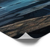 Reizen Waterval Bestemming van Onze Wereld Poster (Hoek)