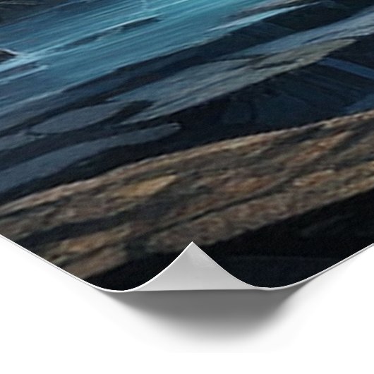 Reizen Waterval Bestemming van Onze Wereld Poster (Hoek)