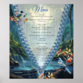 Reizen Waterval Bestemming van Onze Wereld Poster (Voorkant)