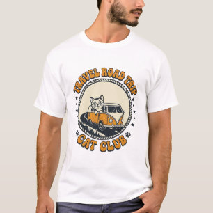 Reizen Wegreis Kat Huisdier Liefhebber Shirt Kunst