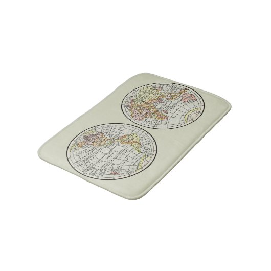 Reizen Wereldbol Map Earth 1916 World Atlas Badmat (Gekanteld)