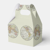 Reizen Wereldbol Map Earth 1916 World Atlas Bedankdoosjes (Achterkant)