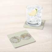 Reizen Wereldbol Map Earth 1916 World Atlas Kartonnen Onderzetters (Insitu)