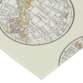 Reizen Wereldbol Map Earth 1916 World Atlas Korte Tafelloper (Hoek)