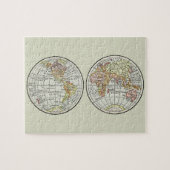 Reizen Wereldbol Map Earth 1916 World Atlas Legpuzzel (Horizontaal)