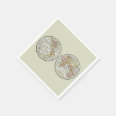 Reizen Wereldbol Map Earth 1916 World Atlas Servet (Hoek)