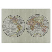 Reizen Wereldbol Map Earth 1916 World Atlas Snijplank (Voorkant)