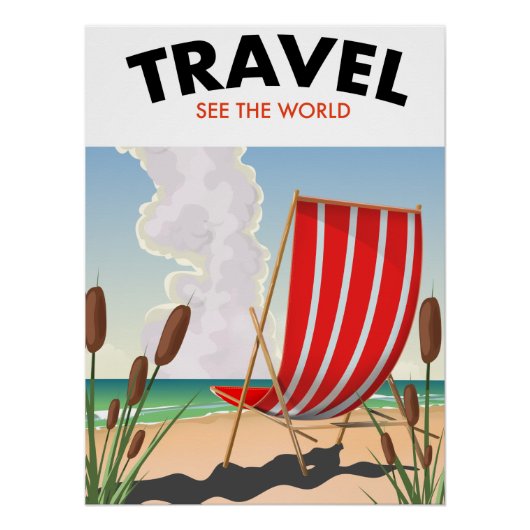 Reizen Zie de Wereld Perfect Poster (Voorkant)