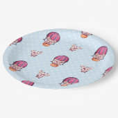 Reizend Beer Collectie - Blauw Papieren Bordje (Gekanteld)