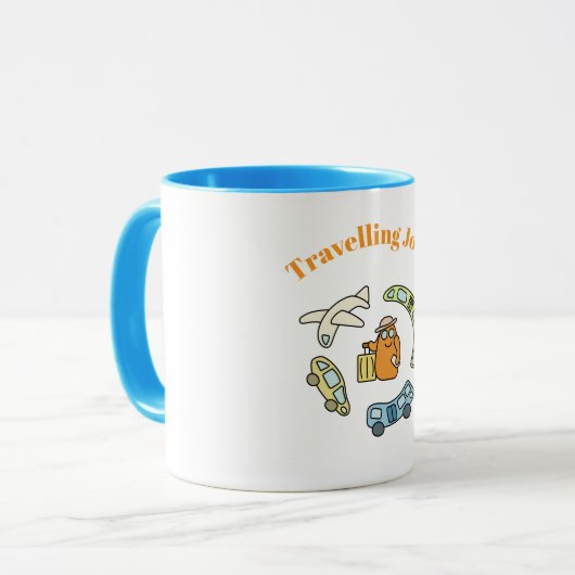 Reizend schattig monster mok (Voorkant links)