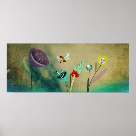 Reizende Bij Print (Voorkant)