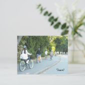 Reizende Fietsen Briefkaart (Staand voorkant)