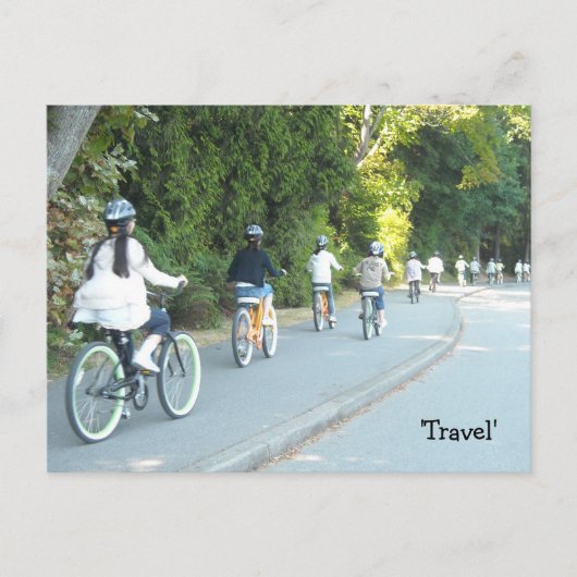 Reizende Fietsen Briefkaart (Voorkant)