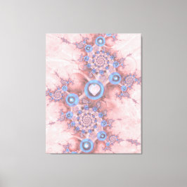 Reizende harten canvas afdruk