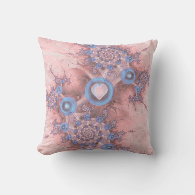 Reizende harten kussen (Voorkant)